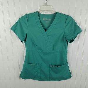 Grey's Anatomy green scrub top size S